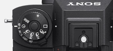 Product image of the camera dial on the camera top