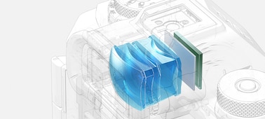 Illustration of the camera's viewfinder