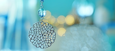 Sample image of an ornament, showing the bokeh in the background