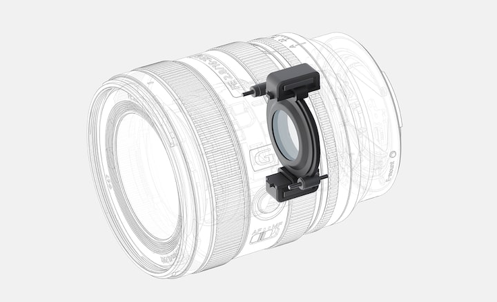 A diagram showing the actuator employed in the FE 16-25mm F2.8G