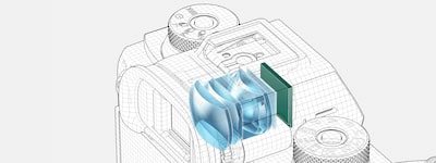 3.68 million dot Quad-VGA OLED Tru-Finder™